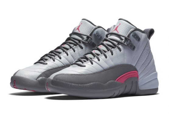 MOVIE★レディース★11月19日発売★NIKE Air Jordan 12 GS Wolf Grey/Vivid Pink-Cool Grey 510815-029  【ナイキ エアジョーダン12】