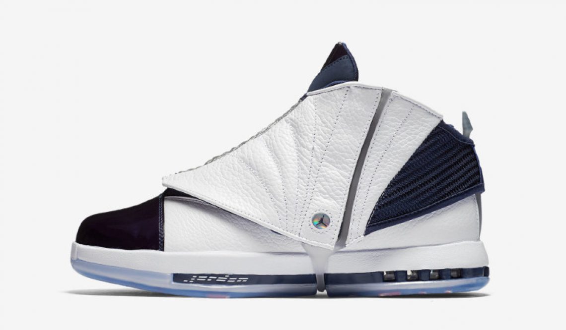 12月22日発売★NIKE Air Jordan 16 “Midnight Navy”   White/White-Midnight Navy 683075-106 【ナイキ エアジョーダン16】