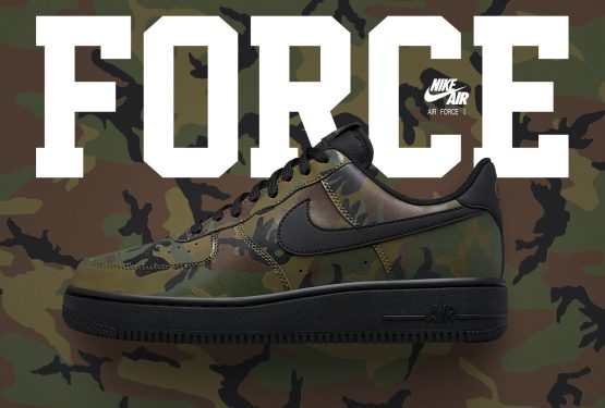 再販★NIKE AIR FORCE 1 CAMO REFLECTIVE　【エアフォース1 ’07 LV8 ミディアム オリーブ/ブラック】