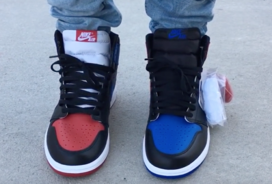 検索リンク＆発売店舗追記★MOVIE★NIKE Air Jordan 1 “Top 3” Black/Black-White-Varsity-Royal-Varsity Red 555088-026　【ナイキ エアジョーダン １ OG】