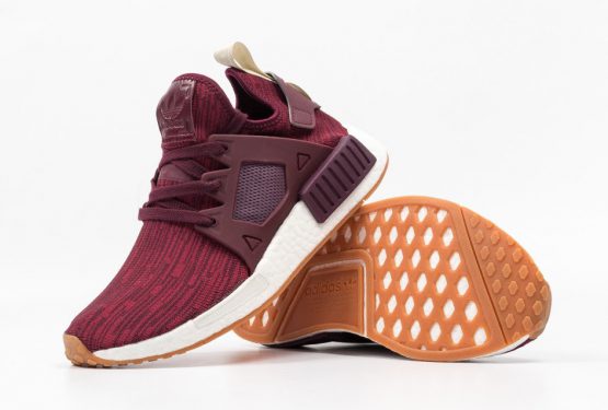 海外展開中★ADIDAS NMD XR1 PRIMEKNIT “MAROON GUM” 【アディダス NMD XR１ 】