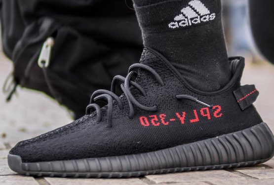 2017年発売？★adidas Yeezy Boost 350 V2 Core Black/Core Black-Red CP9652　【アディダス イージー ブースト コアブラック】