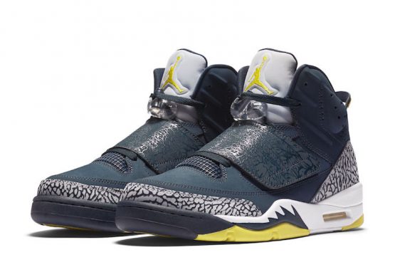 近日発売★ NIKE Jordan Son of Mars Armory Navy/White-Wolf Grey-Electrolime 512245-405