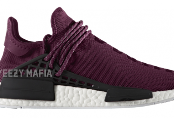 2017年発売★Pharrell Williams × adidas NMD Human Race Noble Crimson/Footwear White BB0617　【ファレル  ウイリアムズ×アディダス NMD】