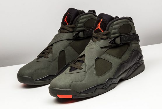 1月28日発売★ NIKE Air Jordan 8 “Take Flight” Sequoia/Black-Wolf Grey-Max Orange 305381-305 【ナイキ エアジョーダン８”テイク フライト”】