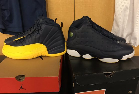 PEモデル★NIKE AIR JORDAN COLLECTIONS FOR “University of Michigan”　【ナイキ エアジョーダンPEコレクション　ミシガン大カラー】