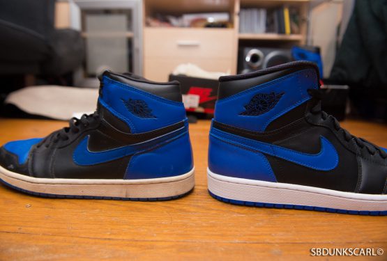 MY COLLECTION★過去の名作★NIKE AIR JORDAN 1 ”ROYAL” 2001 ＆2013 【ナイキ エアジョーダン１ 】