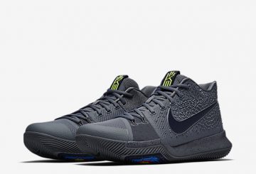 MOVIE＆検索リンク★3月25日発売★Nike Kyrie 3 Cool Grey/Anthracite-Polarized Blue 852395-001 【ナイキ カイリ― 3】