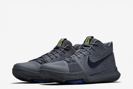 MOVIE＆検索リンク★3月25日発売★Nike Kyrie 3 Cool Grey/Anthracite-Polarized Blue 852395-001 【ナイキ カイリ― 3】