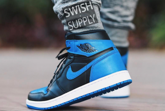 着画★4月1日発売★ NIKE Air Jordan 1 OG “Royal” Black/Varsity Royal-White 555088-007　【ナイキ エアジョーダン１ OG】
