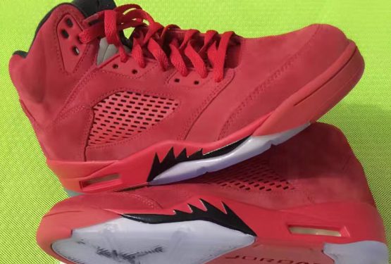 7月１日発売★ NIKE Air Jordan 5  “RED SUEDE” University Red/Black-University Red 136027-602 【ナイキ エアジョーダン５ “RED SUEDE”】