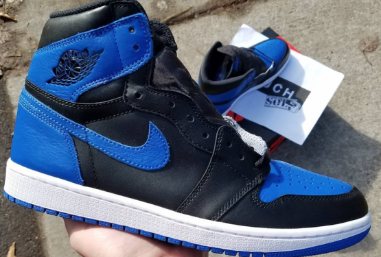 NEW IMAGES★4月１日発売★ NIKE Air Jordan 1 OG “Royal” Black/Varsity Royal-White 555088-007 【ナイキ エアジョーダン１ 】