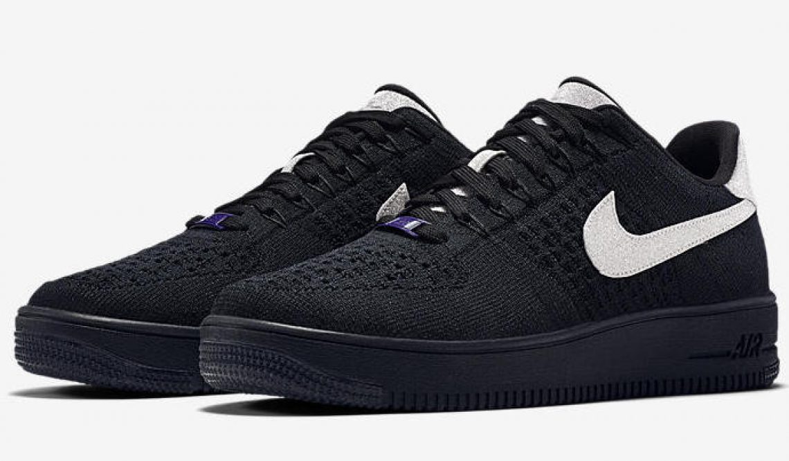 2月1７日発売★ Nike Air Force 1 Ultra Flyknit Black/Metallic Silver 908670-001 【ナイキ エアフォース１ ウルトラフライニット】