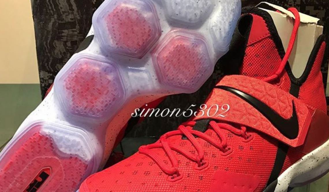 ３月４日発売予定★ Nike LeBron 14 University Red/Black-White 852405-600 【ナイキ ズームレブロン 14】