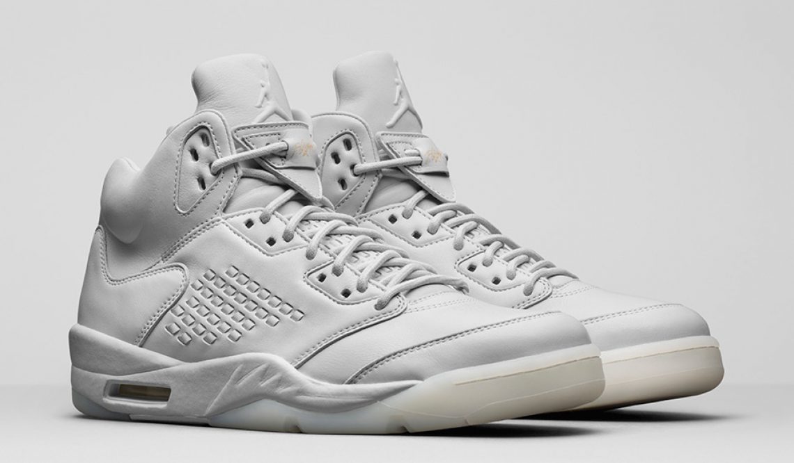 4月22日発売★ NIKE Air Jordan 5 Premium Pure Platinum/White-White 881432-003 【ナイキ エアジョーダン 5 プレミアム】