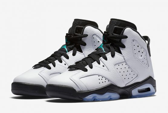 検索リンク追記★国内３月4日発売★NIKE Air Jordan 6 GS White/Hyper Jade-Black 384665-122 【ナイキ エアジョーダン 6 GS 】