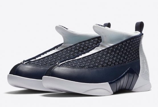 検索リンク★国内３月４日発売★NIKE Air Jordan 15 Obsidian/White-Metallic Silver 881429-400　【ナイキ エアジョーダン 15】