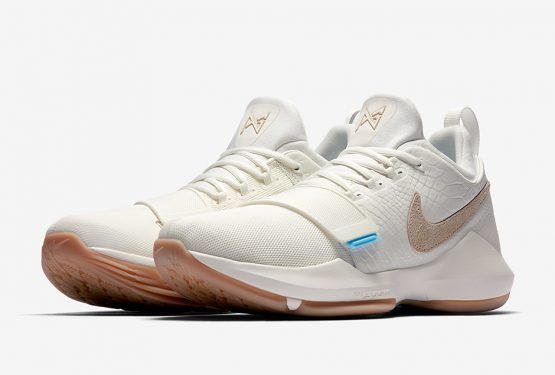 在庫あり★4月6日発売★ Nike PG 1 Ivory/Oatmeal-Gum Light Brown-Vivid Sky 878627-110 【ナイキ PG1　】