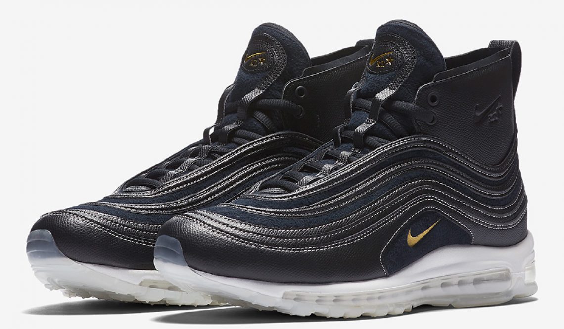 ３月２３日発売★検索リンク追記★RICCARDO TISCI × NIKELAB AIR MAX 97 MID BLACK/METALLIC GOLD-ANTHRACITE-WHITE 　913314-001　【リカルド・ティッシ × ナイキラボ エアマックス97 ミッド 】