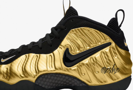 10月発売予定★Nike Air Foamposite Pro “Metallic Gold” Metallic Gold/Black-Black-White 624041-701 【ナイキ エア フォームポジット プロ】