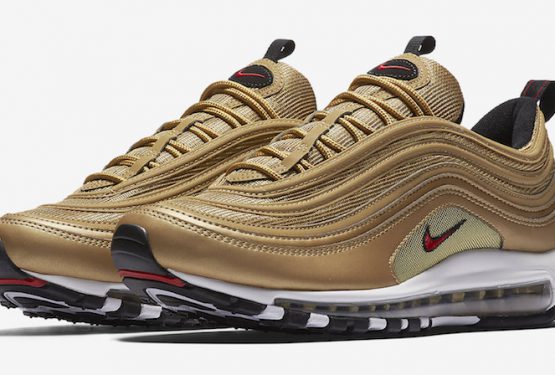 メンズ＆レディース★5月18日発売★検索リンク★Nike Air Max 97 OG Metallic Gold/Varsity Red-White-Black 884421-700　【ナイキ エアマックス ９７】