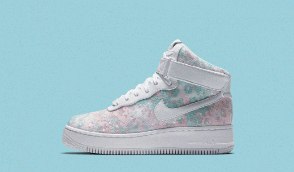 検索リンク追記★7月1日発売★レディース★ NIKE WMNS AIR FORCE 1 HI UPSTEP　White/Multi-Color 898422-100  (ナイキ ウィメンズ エアフォース１ ハイ アップステップ)