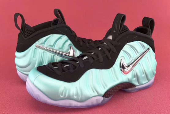 詳細画像追記★ Nike Air Foamposite Pro  Island Green/Metallic Platinum 624041-303  (ナイキ エア フォームポジット プロ)