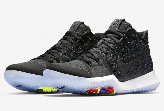 6月15日発売★ Nike Kyrie 3 “Black Ice”  Black/White　 852395-009　【ナイキ カイリー 3】