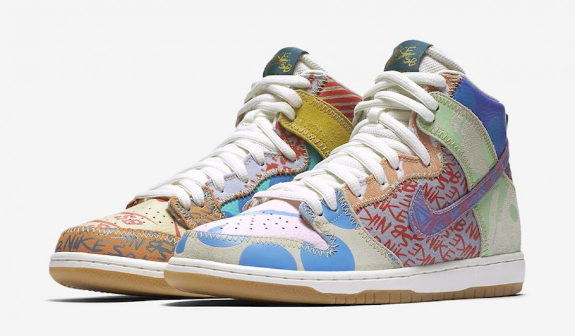 検索リンク追記★国内７月６日発売★Thomas Campbell x Nike SB Dunk High Ice Jade/Circuit Orange-Sail  918321-381　（トーマス・キャンベル × ナイキ SB ダンク ハイ）