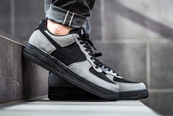 海外展開中★ Nike Air Force 1 Low Dark Grey/Black-White-Black 820266-020 （ナイキ エアフォース 1 ）
