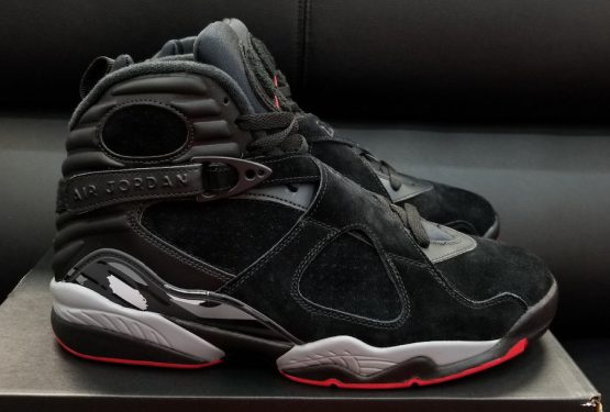 9月16日発売★ NIKE Air Jordan 8 “Cement”  Black/Gym Red-Black-Wolf Grey  305381-022 (ナイキ エアジョーダン 8)