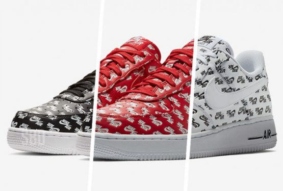 ８月２６日発売★全３色★NIKE AIR FORCE 1 ‘07 QS “LOGO PRINT”　（ナイキ エアフォース1 ’07 QS “ロゴ プリント”）