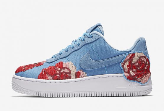 全２色★検索リンク追記★９月１日発売★ NIKE AIR FORCE 1 LOW UPSTEP　“FLORAL SEQUIN” PACK (ナイキ エアフォース１ アップステップ ロー LX フローラル シークイン パック)