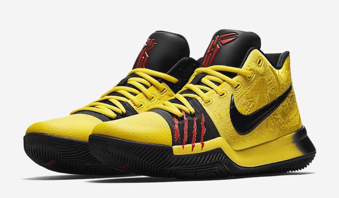 9月１５日発売★ Nike Kyrie 3 “Mamba Mentality” Tour Yellow/Black AJ1692-700　（ナイキ カイリー３ ”マンバメンタリティー”）