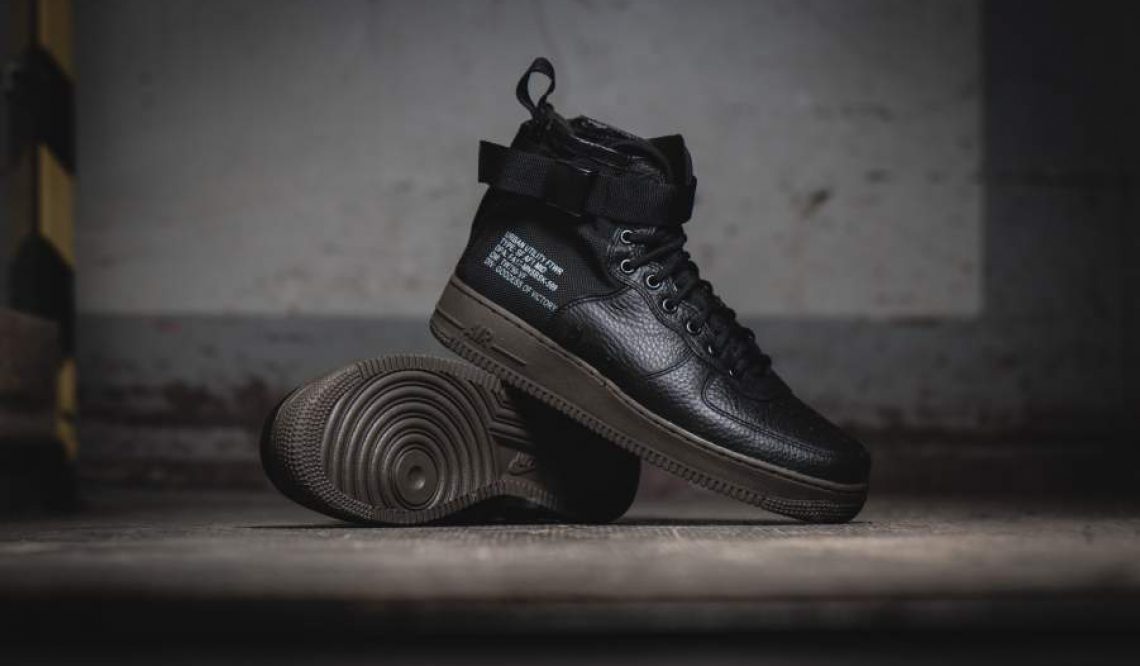 9月1日発売★ NIKE SF-AF1 MID BLACK/BLACK-CARGO KHAKI 　917753-002（ナイキ スペシャルフィールド エアフォース1 ミッド）