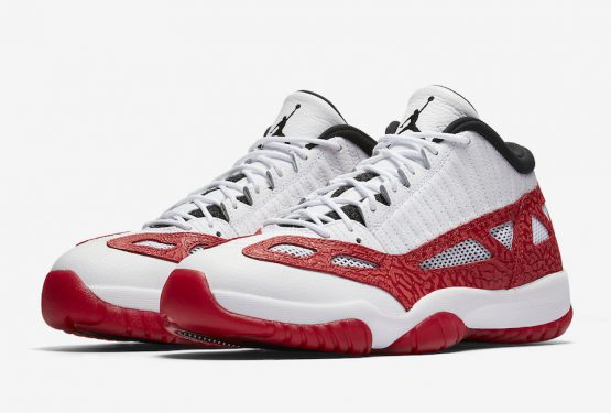 動画★NIKE Air Jordan 11 Low IE  White/Gym Red-Black 919712-101 (ナイキ エアジョーダン 11 LOW IE)