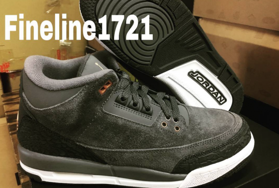 レディース★ 10月7日発売★ NIKE Air Jordan 3 GS  ​Anthracite/Metallic Red Bronze-White-Dark Grey​ 441140-035 (ナイキ エアジョーダン 3 GS)