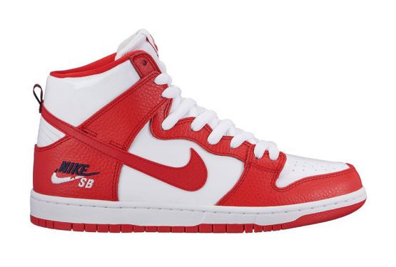 ２カラー★１１月発売予定★ NIKE SB DUNK HIGH PRO　 Obsidian/Obsidian-White-University Red  854851-441　University Red/University Red  854851-661