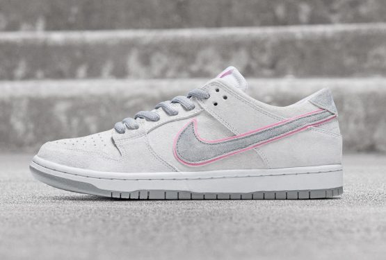 9月7日発売★ Nike SB Dunk Low “Ishod Wair” White/Perfect Pink-Flat Silver : 895969-160 (ナイキ SB ダンク ロー “アイショッド ウェア”)