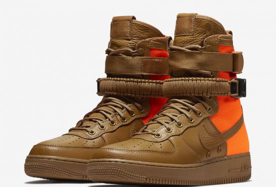 ９月２９日発売★ Nike SF-AF1 Mid Desert Ochre/Desert Ochre-Total Orange  903270-778 (ナイキ スペシャル フィールド エアフォース１  )