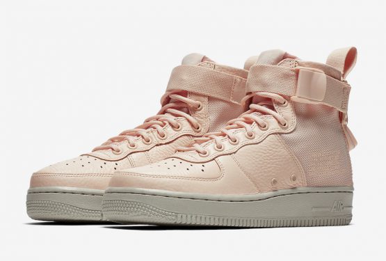 ９月１６日発売★ Nike WMNS SF-AF1 Mid Orange Quartz/Pale Grey  AA3966-800