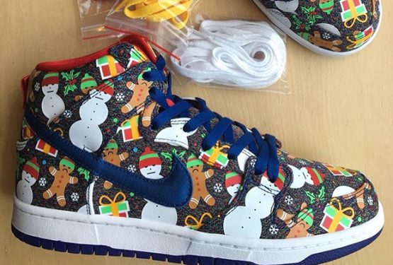 12月7日発売★CONCEPTS × NIKE SB DUNK HIGH “UGLY SWEATER”