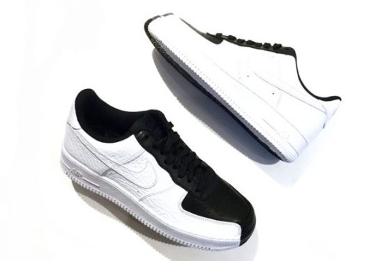 近日発売★NIKE AIR FORCE 1 LOW “SPLIT”Black/White-Black 905345-004　（ナイキ エアフォース１）