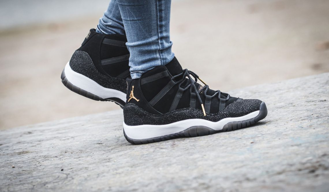 検索リンク&動画★ 11月24日発売★ NIKE AIR JORDAN 11 RETRO GG PREMIUM “HEIRESS” BLACK/METALLIC GOLD-WHITE 852625-030 (ナイキ エアジョーダン 11 エアレス)