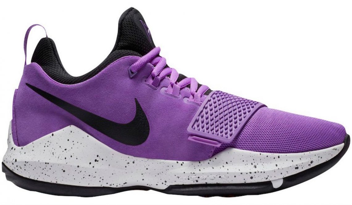 OKC動画追記★12月Nike PG 1 Bright Violet/Black-White-Total Orange 878627-500 (ナイキ PG1)