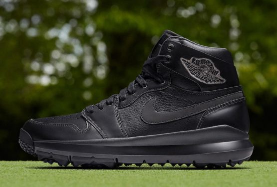 12月16日発売★NIKE AIR JORDAN 1 GOLF PREMIUM BLACK/BLACK  AH2114-001 （ナイキ エアジョーダン1 ゴルフ プレミアム）