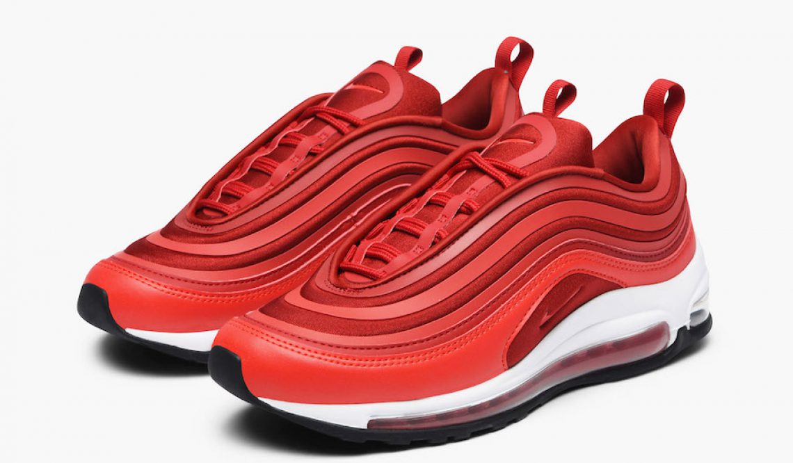 レディース★ Nike WMNS Air Max 97 Ultra Gym Red/Speed Red-Black VALENTINE’S DAY  917704-601 (ナイキ エアマックス 97 バレンタイン)