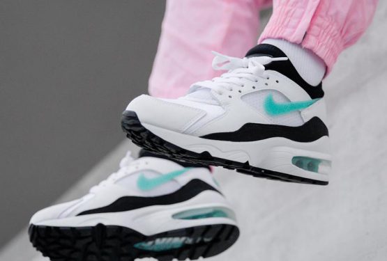 2月2日発売★ Nike Air Max 93 White/Sport Turquoise-Black 306551-107 (ナイキ エアマックス 93)