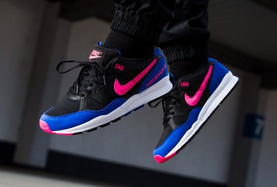 海外展開中★ Nike Air Span II Black/Hyper Pink-Hyper Royal AH8047-003