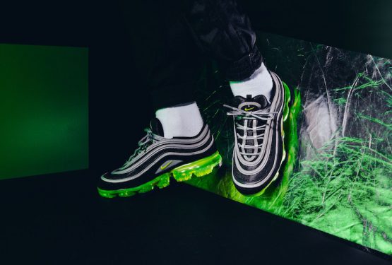 ３月9日発売★ Nike Air VaporMax 97 Black/Volt/Metallic Silver-White  AJ7291-001 (ナイキ エア ヴェイパーマックス 97)